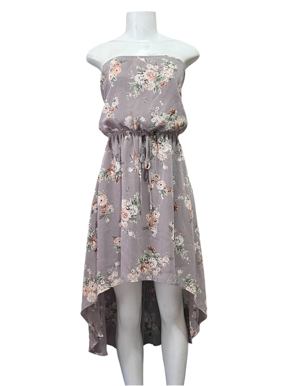 American Rag Dress Floral High Low Sleeveless Coquette Festival Cottagecore Sz M